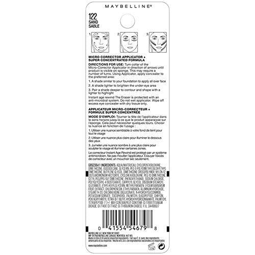 Maybelline Instant Age Rewind Concealer – Dark Circle Eraser, Shade 110, 1 Count