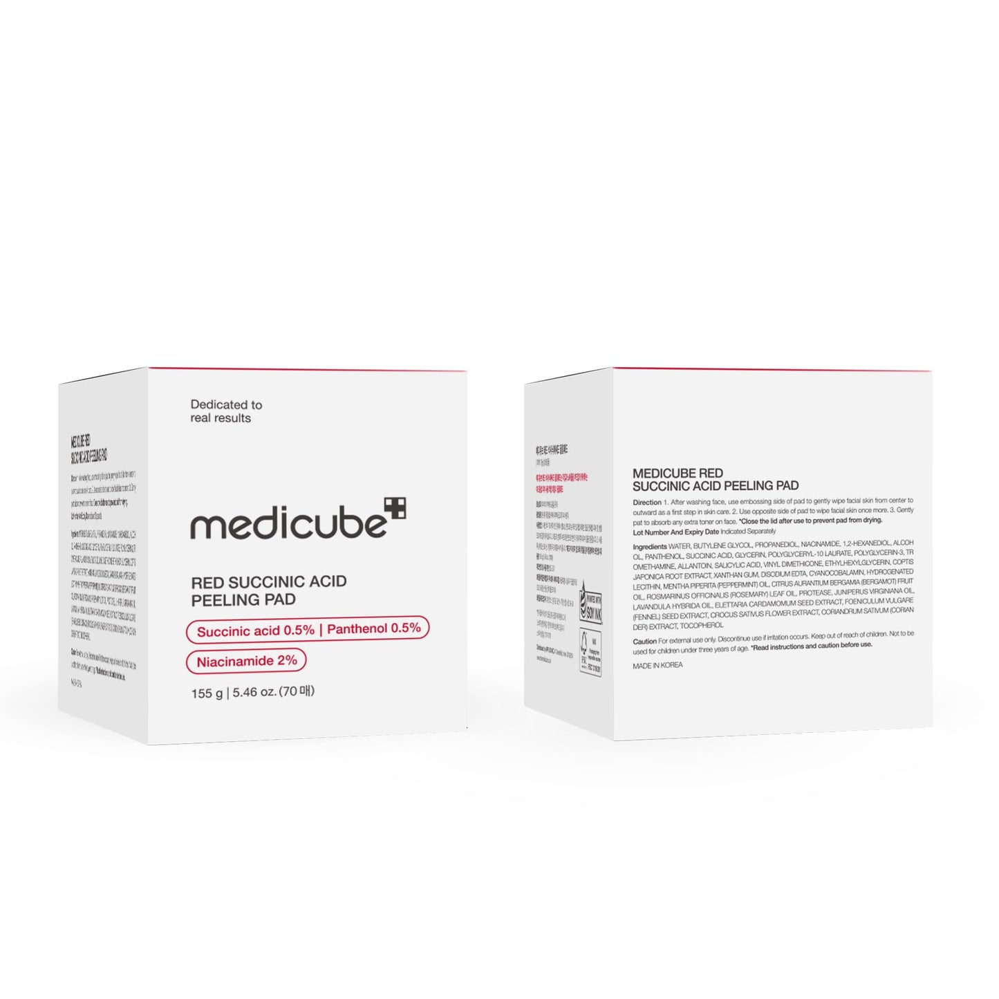 Medicube Zero Pore Pads 2.0 – Exfoliating & Pore-Care Toner Pads with AHA & BHA, Dual-Textured, 70 Pads
