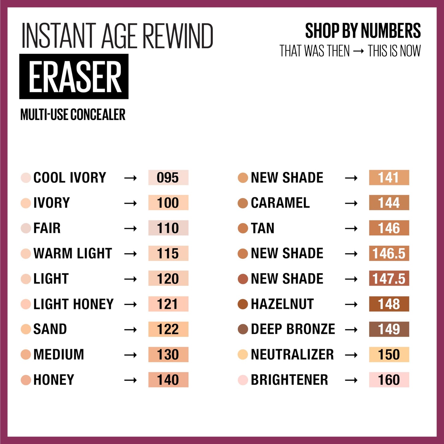 Maybelline Instant Age Rewind Concealer – Dark Circle Eraser, Shade 110, 1 Count
