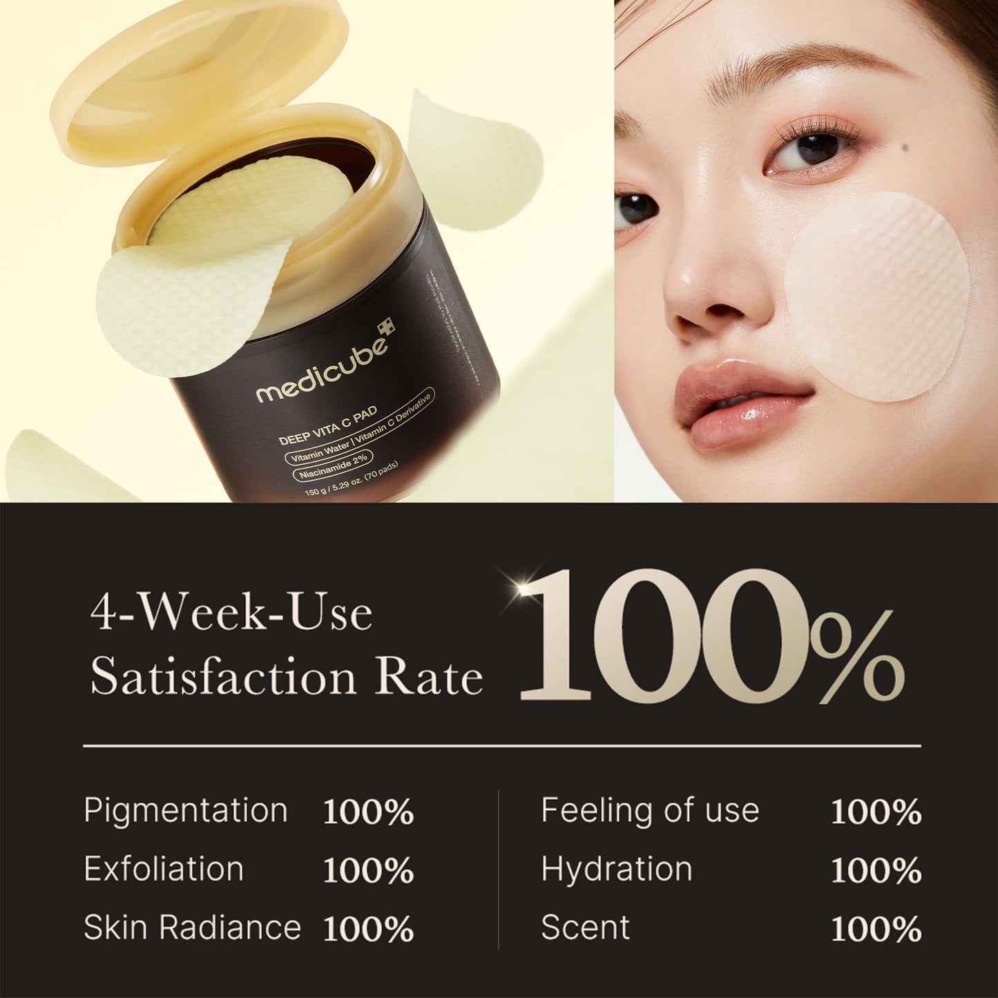 Medicube Zero Pore Pads 2.0 – Exfoliating & Pore-Care Toner Pads with AHA & BHA, Dual-Textured, 70 Pads