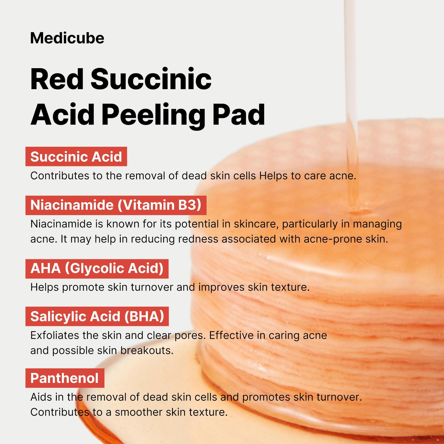 Medicube Zero Pore Pads 2.0 – Exfoliating & Pore-Care Toner Pads with AHA & BHA, Dual-Textured, 70 Pads