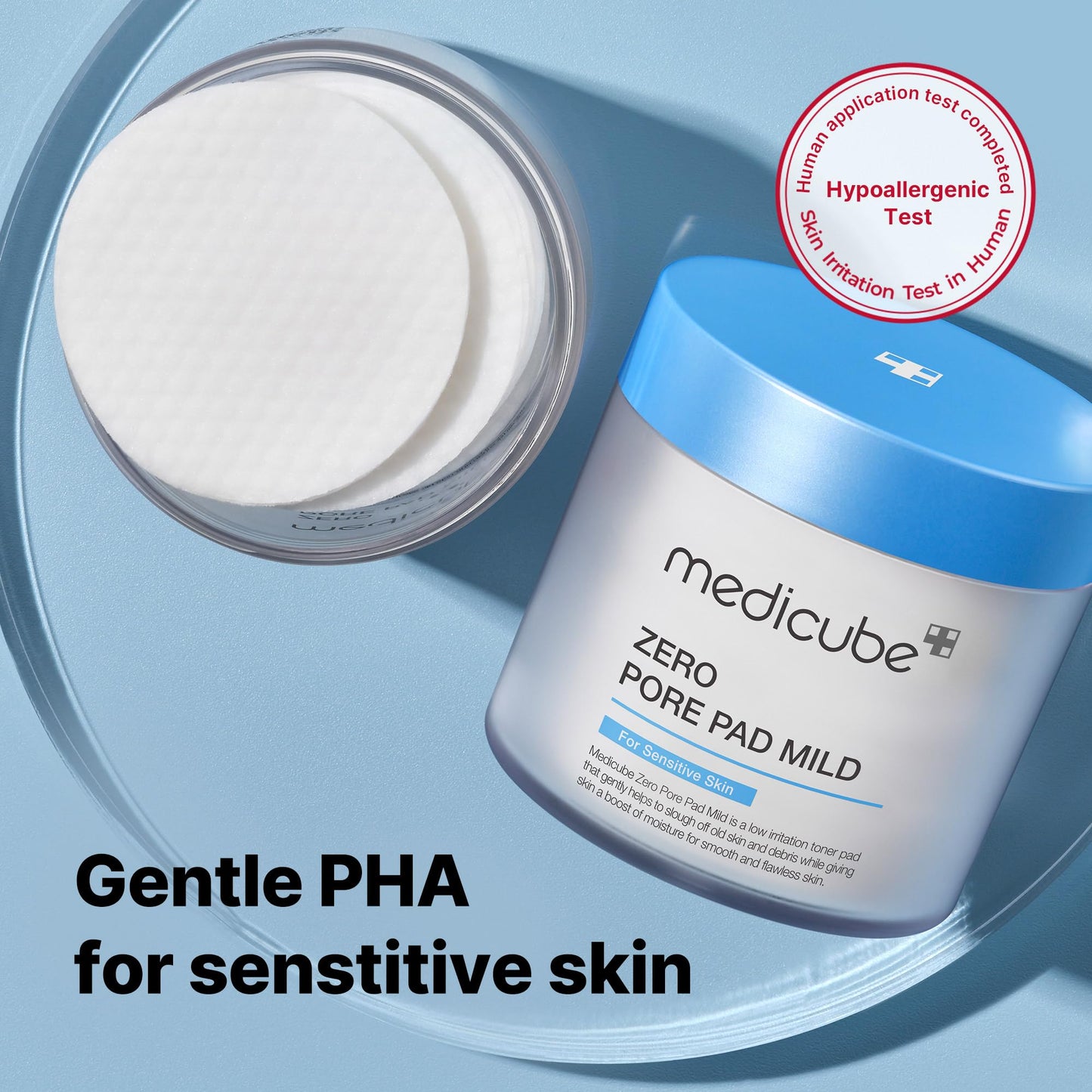 Medicube Zero Pore Pads 2.0 – Exfoliating & Pore-Care Toner Pads with AHA & BHA, Dual-Textured, 70 Pads