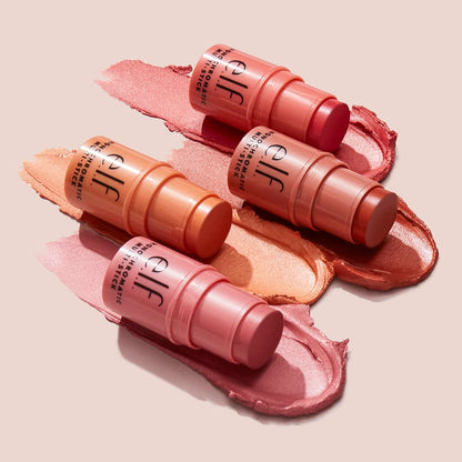 e.l.f. Monochromatic Multi Stick – Creamy, Lightweight, Shimmer, for Eyes, Lips & Cheeks, Sparkling Rose (0.17 oz)