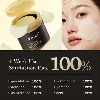 Medicube Zero Pore Pads 2.0 – Exfoliating & Pore-Care Toner Pads with AHA & BHA, Dual-Textured, 70 Pads