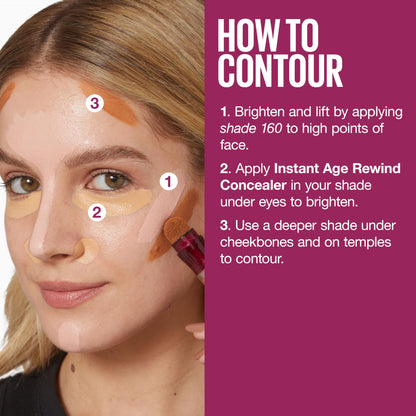 Maybelline Instant Age Rewind Concealer – Dark Circle Eraser, Shade 110, 1 Count
