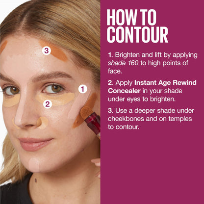 Maybelline Instant Age Rewind Concealer – Dark Circle Eraser, Shade 110, 1 Count